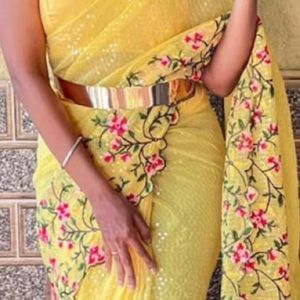 Brand New Adjustable Belt with Pearl Detail